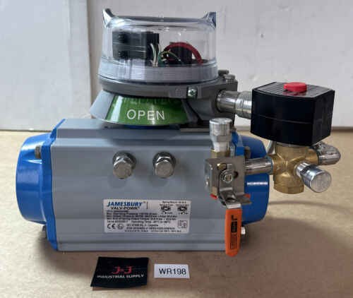 Jamesbury ValvPowr Actuator W/ Metso Quartz & ASCO Redhat II Solenoid Valve 🇺🇸 Main Image