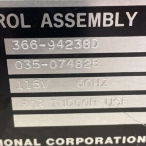 YORK Control Assembly Part No. 366-94238D 115V 60HZ For Indoor Use - Image 3