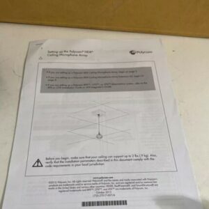 Polycom 2201-26932-001 HDX CMA Ceiling Microphone (Missing pcs. see Photos) - Image 6