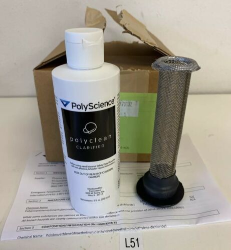 PolyScience 505-247 Polyclean Clarifier & Strainer Fast Shipping! Main Image