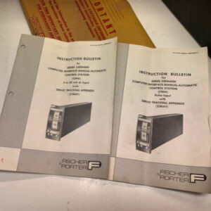 New Fischer&Porter 53EN4000 Computer Interface Manual-Automatic Control Station - Image 3