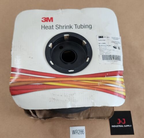 *NEW* 3M FP-301 Heat Shrink Tubing 2" X 50Ft 50.8mm 15.24M 125C/600V + Warranty Main Image