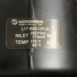 New!! NORGREN L17-B00-OPJA 250 PSIG *Fast Shipping* - Image 2