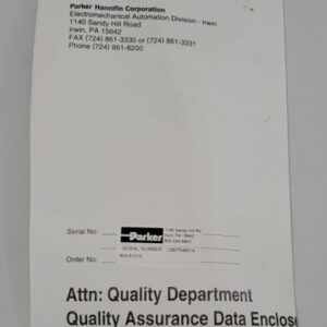 *NEW* Parker 803-8157A Linear Positioner 1280754801A & Hardware + Warranty! - Image 19