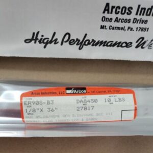 *NEW SEALED* Arcos ER90S-B3 Mild Steel Tig Welding Rod 1/8"x36" 10Lbs + Warranty - Image 8