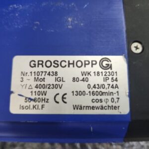*PREOWNED* GROSCHOPP WK 1812301 Right Angle Drive ⚡️🇺🇸 SHIP+WARRANTY - Image 2