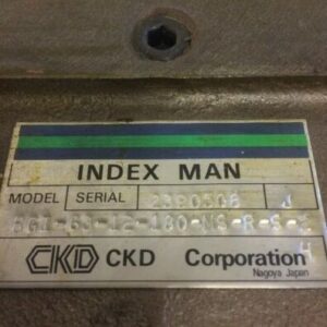 CKD Index Man RGI63-12-180-MS-R-S-2 Fast Shipping! Warranty! - Image 2