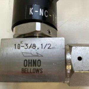 Ohno ½" Bellows Valve Model: SUS316, With K-NC-10-17 Warranty Fast Shipping - Image 3