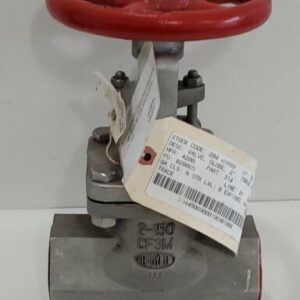 *NEW* Aloyco 2" 150# CF3M Gate Globe Valve 2-150 275Psi + Warranty! - Image 1
