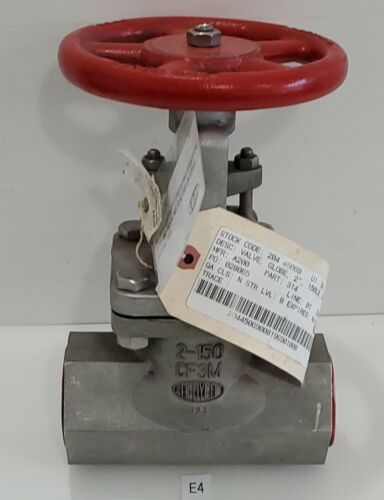 *NEW* Aloyco 2" 150# CF3M Gate Globe Valve 2-150 275Psi + Warranty! Main Image