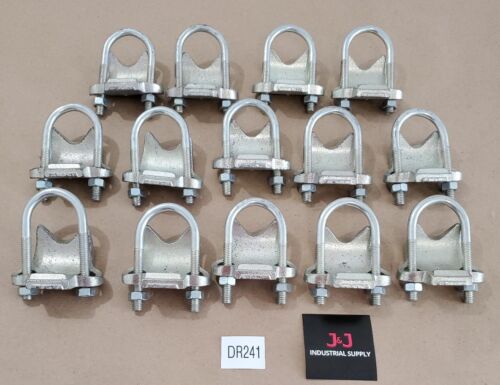 *NEW OLD STOCK* LOT OF 14 Steel City 1" Heavy Duty Saddle Clamps + Warranty! Main Image