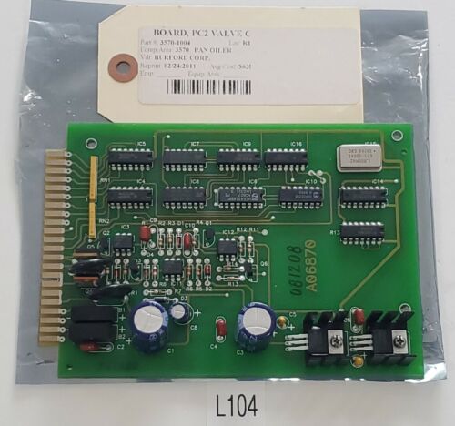 *NEW* BURFORD 081208 A06870 PC2 VALVE CONTROL BOARD + WARRANTY! Main Image