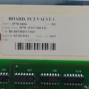 *NEW* BURFORD 081208 A06870 PC2 VALVE CONTROL BOARD + WARRANTY! - Image 8