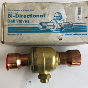 *NEW OPEN BOX* A-17629 MUELLER REFRIGERATION BI-DIRECTIONAL BALL VALVE - Image 1