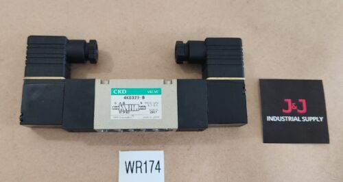 *NEW SURPLUS* CKD 4KB329-B Solenoid Valve 24Vdc 0.1-0.7 MPa + Warranty! Main Image