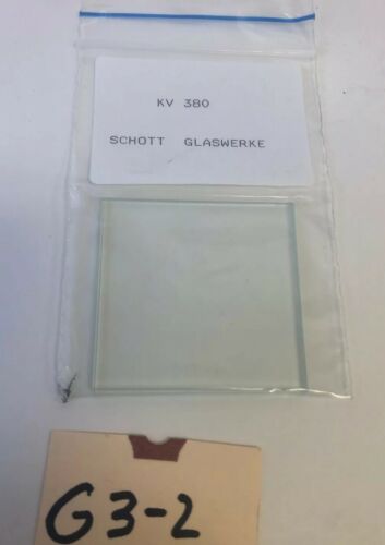 New SCHOTT GLASWERKE LONGPASS FILTER KV 380 Warranty Main Image