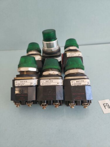*BUTTON BLOWOUT* Allen Bradley 800T-P16 Green Illuminated Push Button*LOT OF 6* Main Image