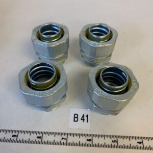 Lot of 4 CH 1" Straight Male Connectors Fast Shipping!~Warranty~ - Image 1