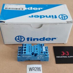 *NEW* [8] Finder 94.74 Din Rail Screw Terminal Sockets 10A 250V + Warranty! - Image 1