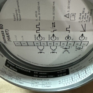 PREOWNED- Endress Hauser Promass A 60AS04-SVW00A20A1B Mass Flowmeter 85-250VAC - Image 10