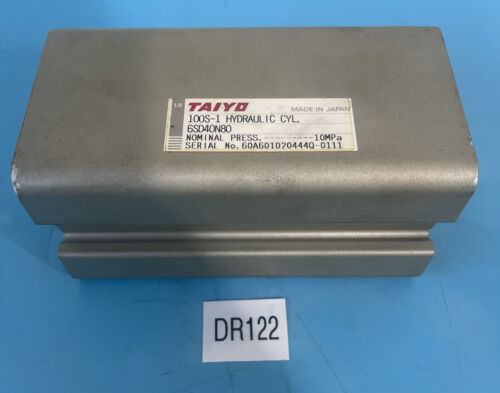 NEW NO BOX-Taiyo Parker 100S-1 6SD40N80 Hydraulic Cylinder 40mm 80mm 10mpa 🇺🇸 Main Image