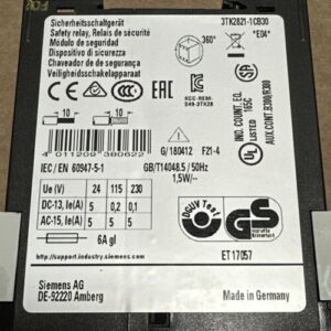 NEW IN BOX - Siemens AG 3TK2821-1CB30 Safety Relay Module AC/DC 24/115/230V - Image 6