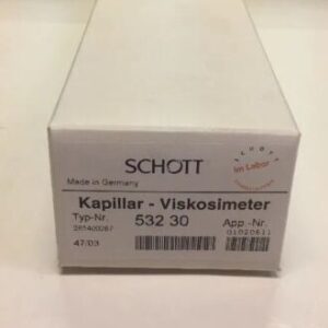 New In Box! Schott Kapillar-Viskosimeter 532 30 *Fast Shipping* Warranty! - Image 1