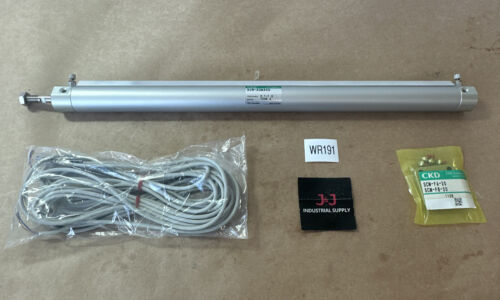 CKD SCM-FA-20B-350-T2H3-D Pneumatic Cylinder 0.1-1MPa SCM-20B350 W/Cables Main Image