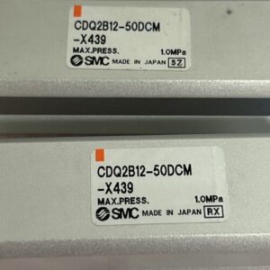 (2) Smc CDQ2B12-50DCM -X439 Pneumatic Cylinder Fast Shipping!+ Warranty - Image 2