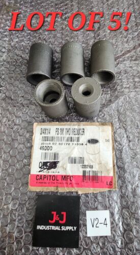 🆕️ *LOT OF 5* 3/4" x 1/4" Capital Mfg 3/4 x 1/4 FS 3M Thread Reducer⚡️🇺🇸 SHIP Main Image