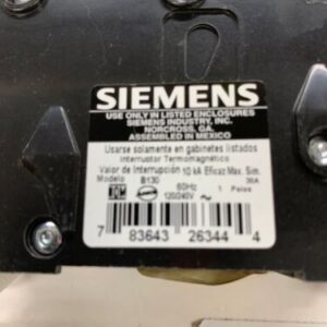 SIEMENS 30A B130 CIRCIUT BREAKER 1P 120/240V(LOT OF 2) FAST SHIPPING! - Image 2