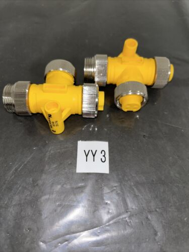 (2) Turck RSM-2-RKM 40 Molded Tee Cable Connector NNB Fast Shipping+Warranty Main Image