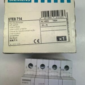 *NEW W/ BOX* Siemens 5TE8 714 100A Switch *WARRANTY & FAST SHIPPING! - Image 2