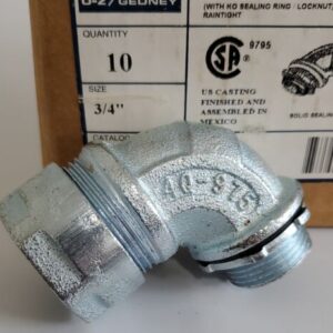 O-Z Gedney 4Q-975 Liquid Tight Connector (Lot Of 17) Sealing Ring + Warranty - Image 6