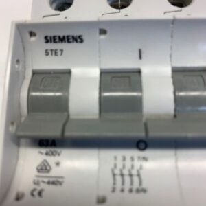 SIEMENS 5TE7 63 AMP CIRCUIT BREAKER 400 VOLTS + WARRANTY & FAST SHIPPING! - Image 2