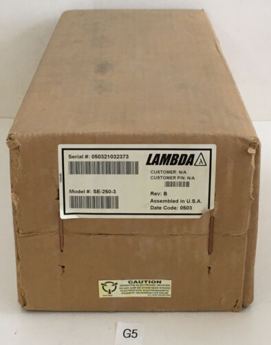NEW/Sealed!!! LAMBDA SE-250-3 REV B Regulated Power Supply Unit + *Warranty* Main Image
