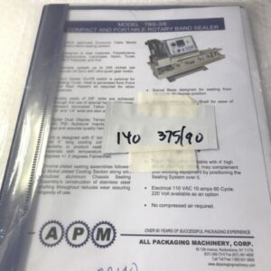 *New All Packaging Machinery Components Model TBS-3/8# - Image 6