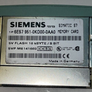 (5) Siemens 6ES7 951-0KD00-0AA0 SIMATIC S7 5V Flash 16kByte / 8 Bit Memory Card - Image 5