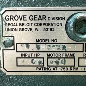 NEW - Grove Gear SR BMQ220-3 Flexaline Gear Reducer 56C 15:1 1.5Hp || WARRANTY! - Image 2