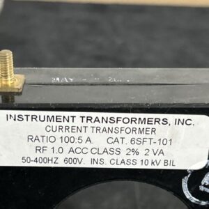 INSTRUMENT TRANSFORMERS INC 6SFT-101 Fast Shipping + Warranty - Image 3