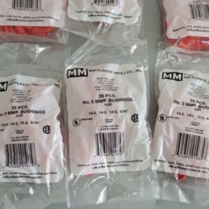 *NEW SEALED* LOT OF 6 35 Packs (210) Milne LR24719 No. 0 MM Bushings + Warranty - Image 2