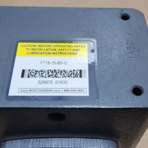 *NEW* Boston Gear F718-15-B5-G C-Face Right Angle Reducer 1.13Hp 15:1 + Warranty - Image 3