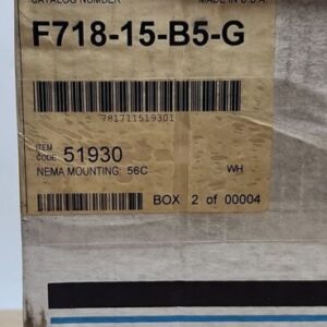 *NEW* Boston Gear F718-15-B5-G C-Face Right Angle Reducer 1.13Hp 15:1 + Warranty - Image 11