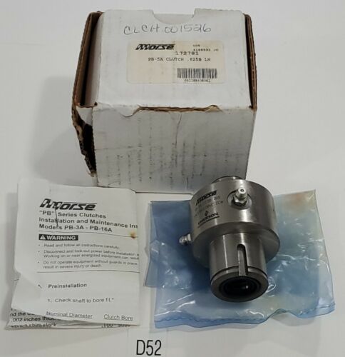 *NEW* Morse PB-5A Cam Clutch .625B LH 172781 Inner Race Drives CCW + Warranty! Main Image
