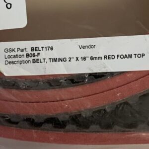 NEW GATES MECTROL 1100H/200 WELDED BELT 2”x110" 6mm RED FOAM TOP 00043480 - Image 6