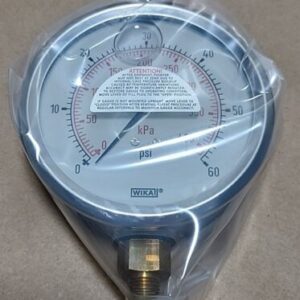 *BRAND NEW* WIKA 213.53 4" Liquid Filled Pressure Gauge 60Psi 1/4" + Warranty! - Image 3