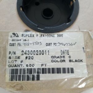 *NEW* LOT OF 2 Suflex Flexicone 200 2430020011 500' Rolls Size 20 Grade C Black - Image 6