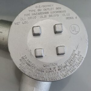 *NEW* OZ/Gedney GUAL-100 1" Zinc Explosion Proof Type L Outlet Box + Warranty! - Image 5
