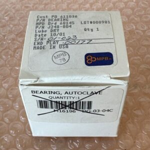 NEW IN BOX- MPB Shuster Autoclave Bearing J248-804 S7202-CSTD 99-023 | FAST SHIP - Image 2