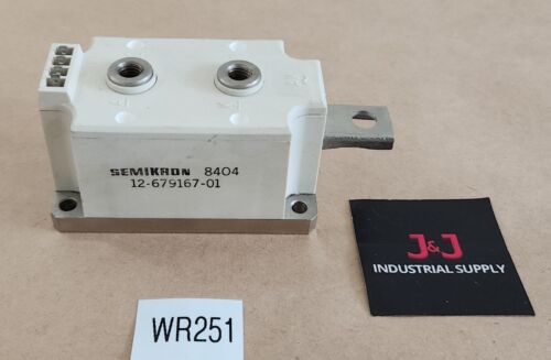 *PREOWNED* Semikron 12-679167-01 Industrial Thyristor 8404 K2GG1K + Warranty! Main Image